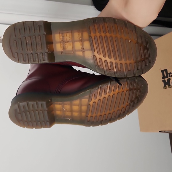 Cherry Red 1460 Vegan Leather Boot - Picture 4 of 4